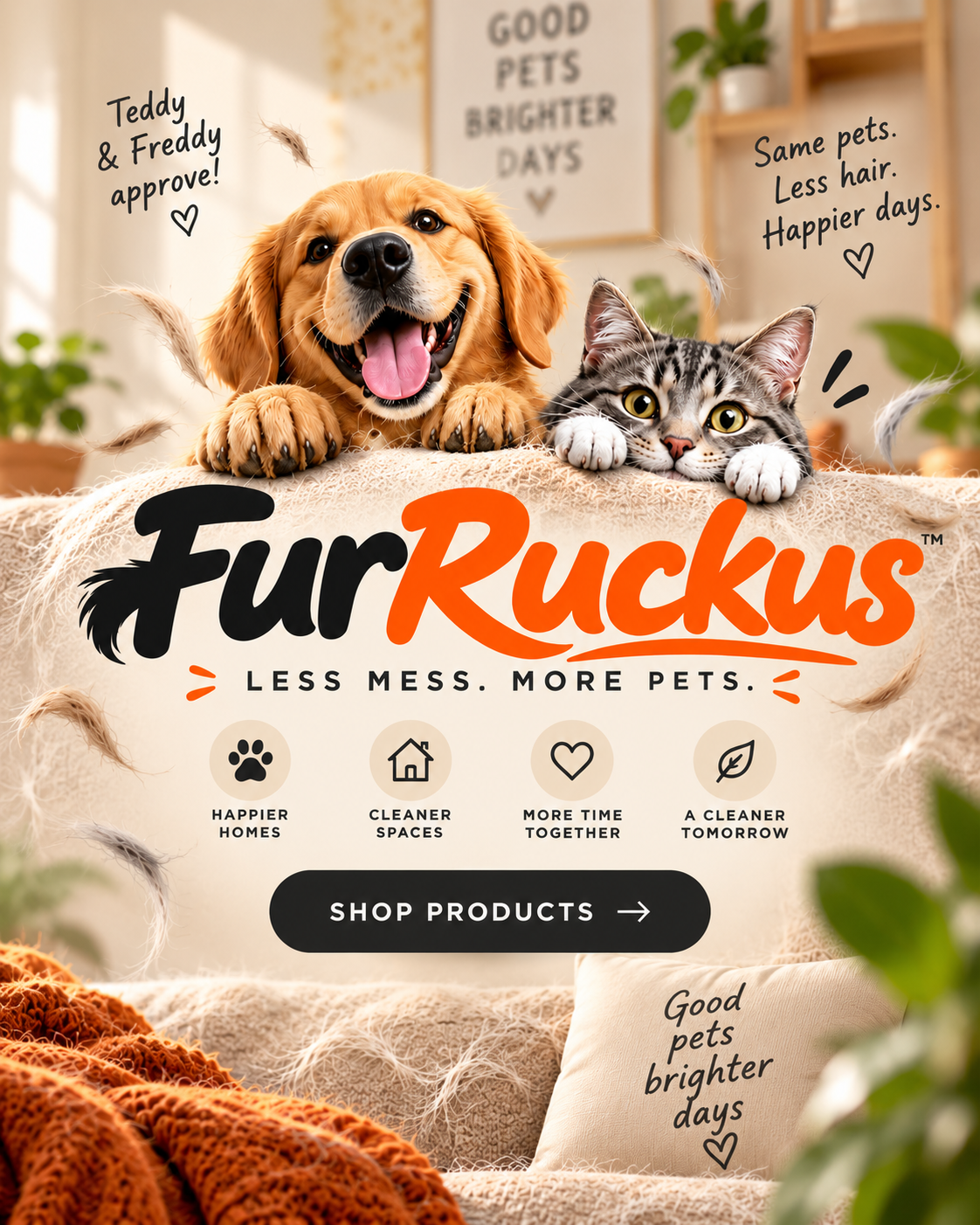 FurRuckus — Less mess. More pets.