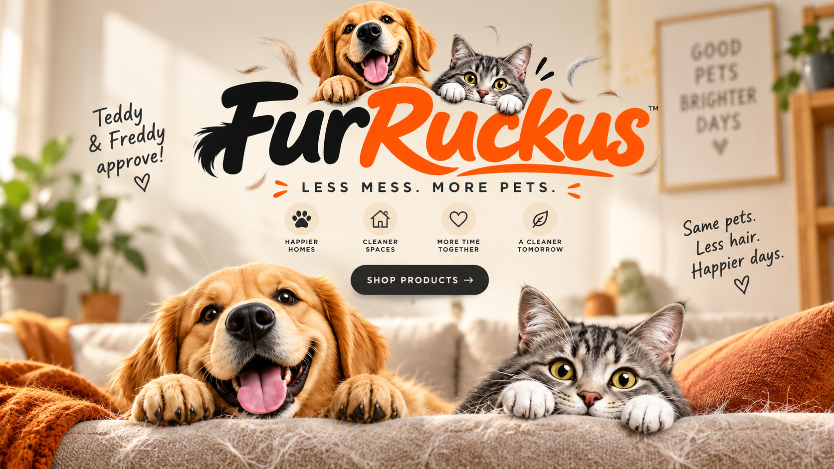 FurRuckus — Less mess. More pets.
